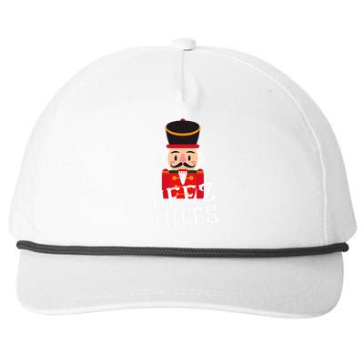 Deez Nuts Nutcracker Nut Wo Funny Christmas Pjs Snapback Five-Panel Rope Hat