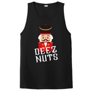 Deez Nuts Nutcracker Nut Wo Funny Christmas Pjs PosiCharge Competitor Tank