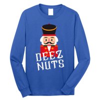 Deez Nuts Nutcracker Nut Wo Funny Christmas Pjs Long Sleeve Shirt