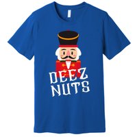 Deez Nuts Nutcracker Nut Wo Funny Christmas Pjs Premium T-Shirt