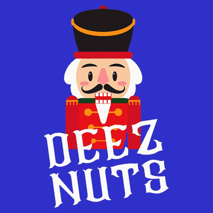 Deez Nuts Nutcracker Nut Wo Funny Christmas Pjs Premium T-Shirt