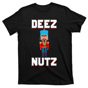 Deez Nutz Nutcracker Nuts Holiday Christmas Funny Novelty T-Shirt