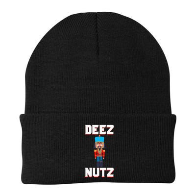 Deez Nutz Nutcracker Nuts Holiday Christmas Funny Novelty Knit Cap Winter Beanie