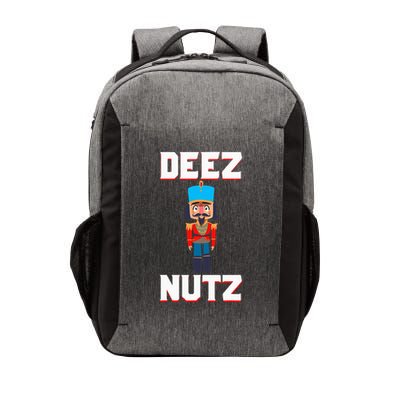 Deez Nutz Nutcracker Nuts Holiday Christmas Funny Novelty Vector Backpack