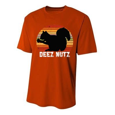 Deez Nutz Nutcracker Squirrel Gopher Chipmunk Dees Nuts Performance Sprint T-Shirt