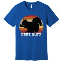 Deez Nutz Nutcracker Squirrel Gopher Chipmunk Dees Nuts Premium T-Shirt