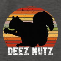 Deez Nutz Nutcracker Squirrel Gopher Chipmunk Dees Nuts Vector Backpack