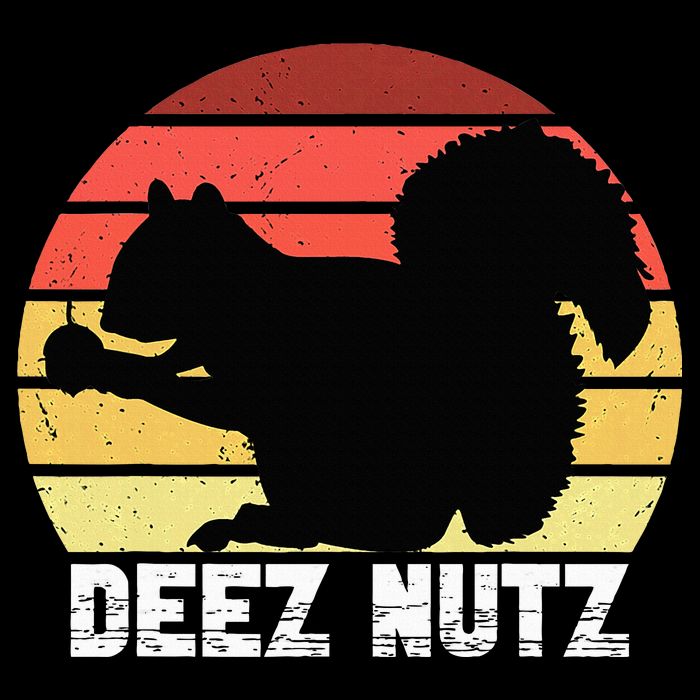 Deez Nutz Nutcracker Squirrel Gopher Chipmunk Dees Nuts Drawstring Bag