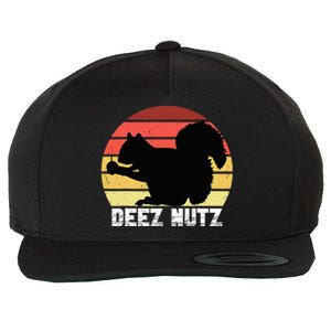 Deez Nutz Nutcracker Squirrel Gopher Chipmunk Dees Nuts Wool Snapback Cap