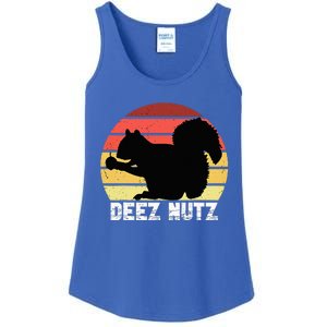 Deez Nutz Nutcracker Squirrel Gopher Chipmunk Dees Nuts Ladies Essential Tank