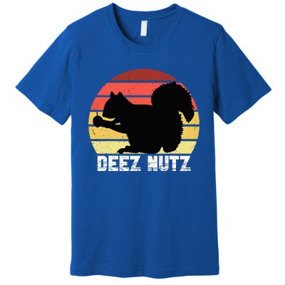 Deez Nutz Nutcracker Squirrel Gopher Chipmunk Dees Nuts Premium T-Shirt