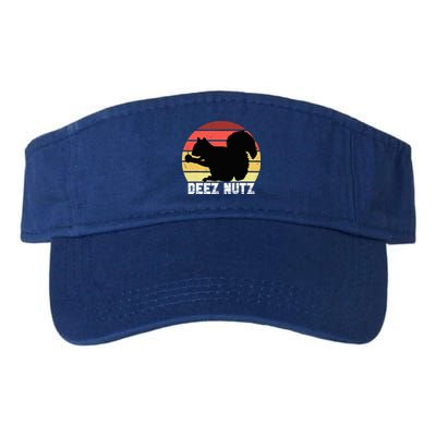 Deez Nutz Nutcracker Squirrel Gopher Chipmunk Dees Nuts Valucap Bio-Washed Visor