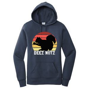 Deez Nutz Nutcracker Squirrel Gopher Chipmunk Dees Nuts Women's Pullover Hoodie