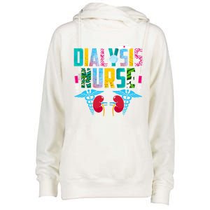 Dialysis Nurse Nephrology Nurse Neys Student Medical Gift Womens Funnel Neck Pullover Hood