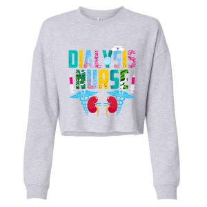 Dialysis Nurse Nephrology Nurse Neys Student Medical Gift Cropped Pullover Crew