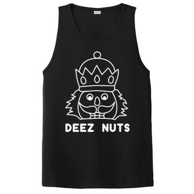 Deez Nuts Nutcracker Funny Christmas PosiCharge Competitor Tank