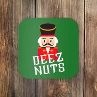 Deez Nuts Nutcracker Nu Funny Christmas Pjs Coaster