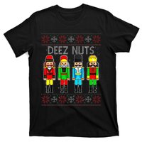 Deez Nuts Nutcracker Ugly Christmas Sweate Xmas T-Shirt