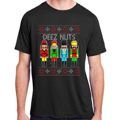 Deez Nuts Nutcracker Ugly Christmas Sweate Xmas Adult ChromaSoft Performance T-Shirt