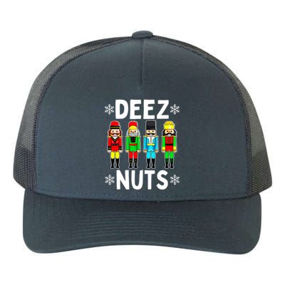 Deez Nuts Nutcracker Funny Xmas Ugly Christmas Yupoong Adult 5-Panel Trucker Hat