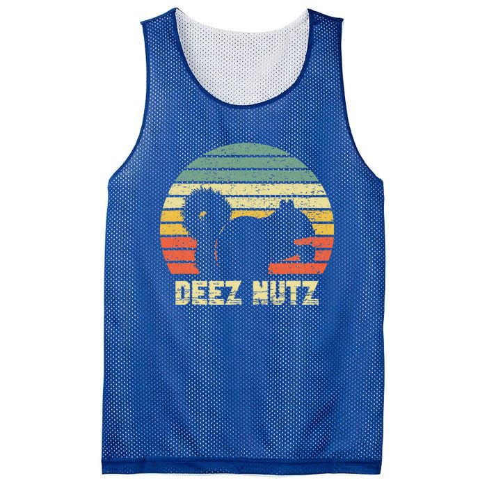 Deez Nuts Nutcracker Squirrel Deez Nutz Deezs Nut Funny  Mesh Reversible Basketball Jersey Tank