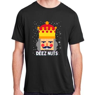 Deez Nuts Nutcracker Funny Ugly Christmas Meme Gifts Adult ChromaSoft Performance T-Shirt