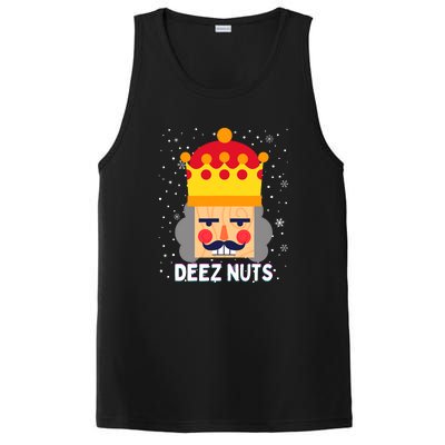 Deez Nuts Nutcracker Funny Ugly Christmas Meme Gifts PosiCharge Competitor Tank