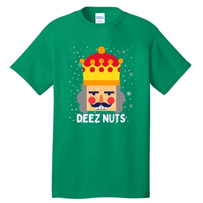 Deez Nuts Nutcracker Funny Ugly Christmas Meme Gifts Tall T-Shirt