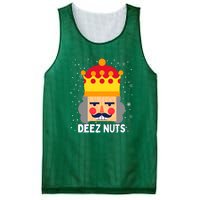 Deez Nuts Nutcracker Funny Ugly Christmas Meme Gifts Mesh Reversible Basketball Jersey Tank