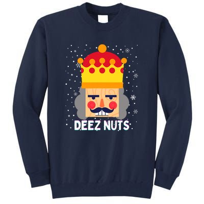 Deez Nuts Nutcracker Funny Ugly Christmas Meme Gifts Tall Sweatshirt