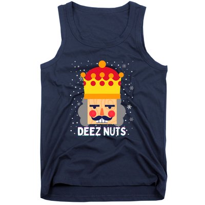 Deez Nuts Nutcracker Funny Ugly Christmas Meme Gifts Tank Top