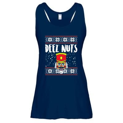 Deez Nuts Nutcracker Gifts Ugly Christmas Funny Xmas Ladies Essential Flowy Tank