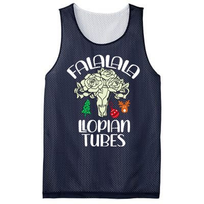 Doctor Nurse Obstetrics Christmas Fa La Lafallopian Tubes Mesh Reversible Basketball Jersey Tank