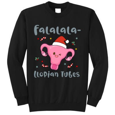 Doctor Nurse Obstetrics Christmas Falalalallopian Tubes Sweatshirt