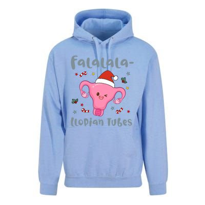 Doctor Nurse Obstetrics Christmas Falalalallopian Tubes Unisex Surf Hoodie