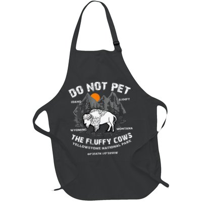 Do Not Pet Fluffy Cows Bison Yellowstone National Park Apron