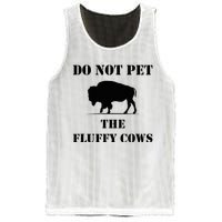 Do Not Pet The Fluffy Cows Mesh Reversible Basketball Jersey Tank