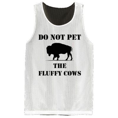 Do Not Pet The Fluffy Cows Mesh Reversible Basketball Jersey Tank