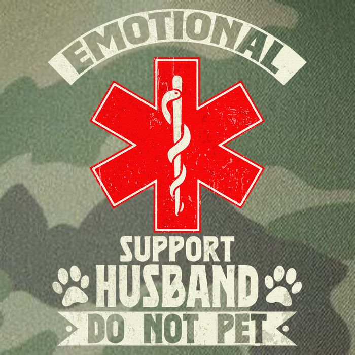 Do Not Pet Emotional Support Husband Funny Legacy Tie Dye Trucker Hat
