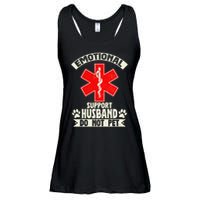 Do Not Pet Emotional Support Husband Funny Ladies Essential Flowy Tank