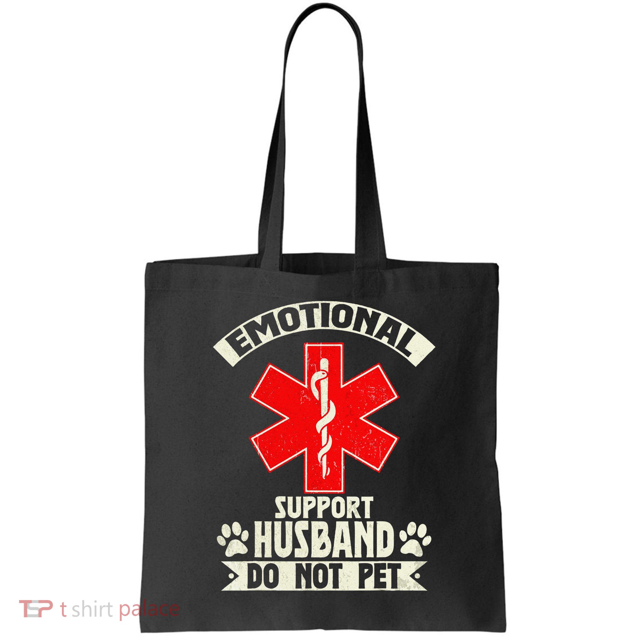 Do Not Pet Emotional Support Husband Funny Bag
