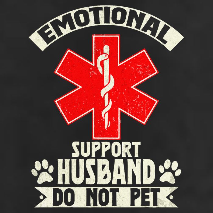 Do Not Pet Emotional Support Husband Funny Tumbler