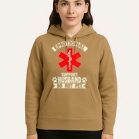 Do Not Pet Emotional Support Husband Funny Hoodie