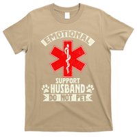 Do Not Pet Emotional Support Husband Funny T-Shirt