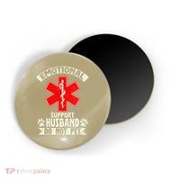 Do Not Pet Emotional Support Husband Funny Magnet
