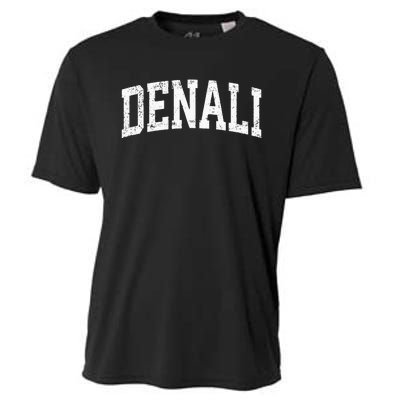 Denali National Park Alaska Vintage Athletic Sports Design Cooling Performance Crew T-Shirt