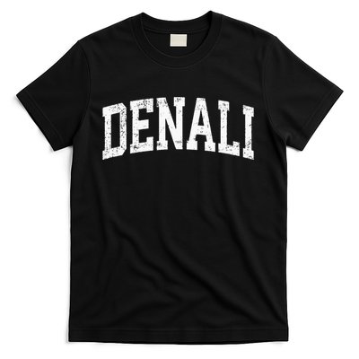 Denali National Park Alaska Vintage Athletic Sports Design T-Shirt