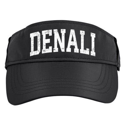 Denali National Park Alaska Vintage Athletic Sports Design Adult Drive Performance Visor