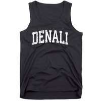 Denali National Park Alaska Vintage Athletic Sports Design Tank Top