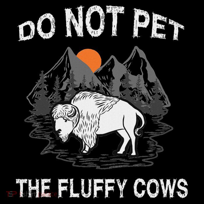 Do Not Pet The Fluffy Cows Funny Bison Gift Yellowstone Park Mesh Reversible Basketball Jersey Tank